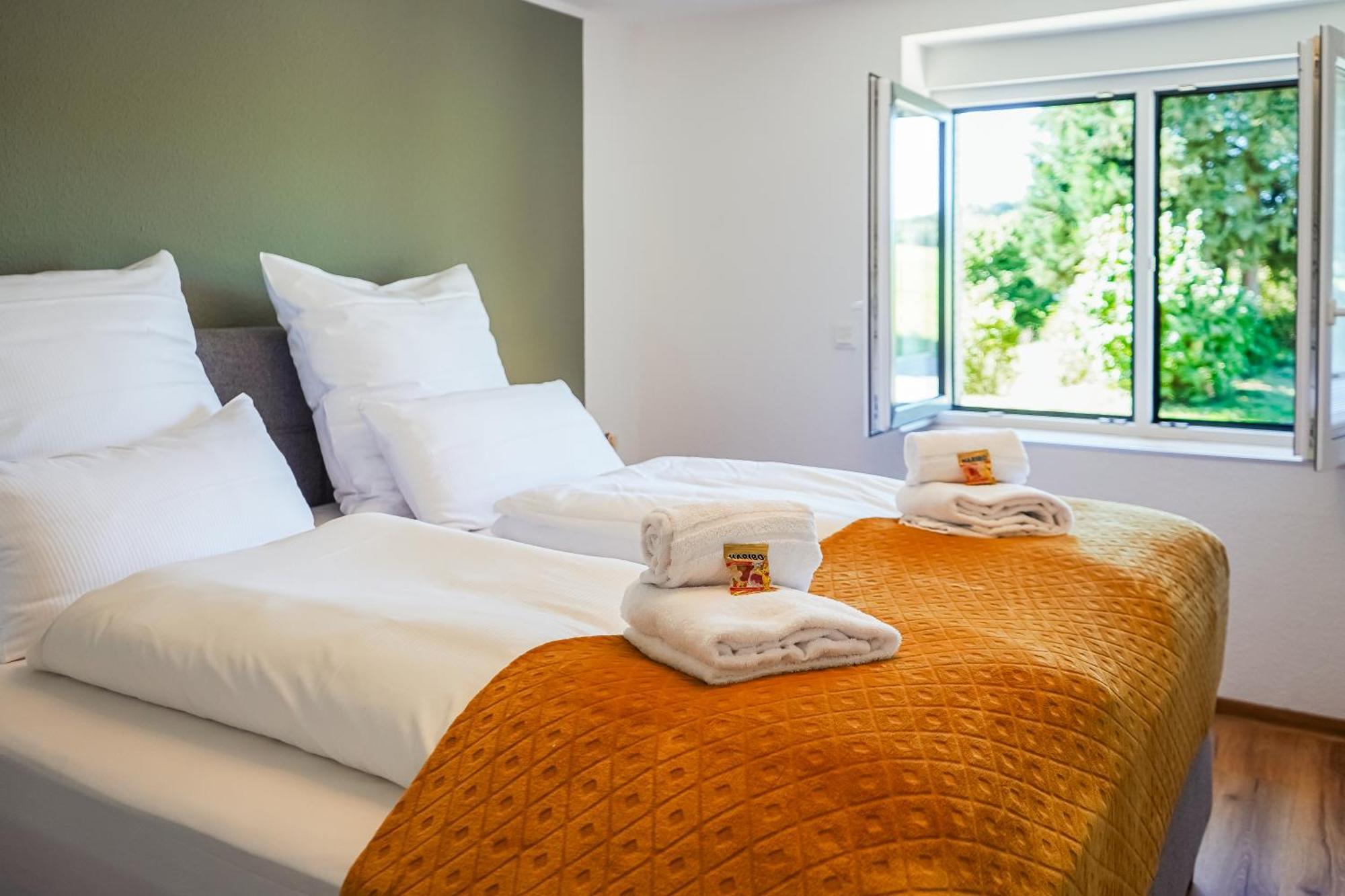7Seas Boutique Ferienhaus Bostalsee - 2 Apartments Oder Ganzes Haus, Mit Sauna 노펠덴 외부 사진